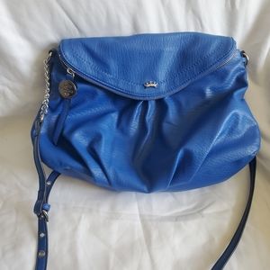 Juicy couture Greta Crossbody color blue.